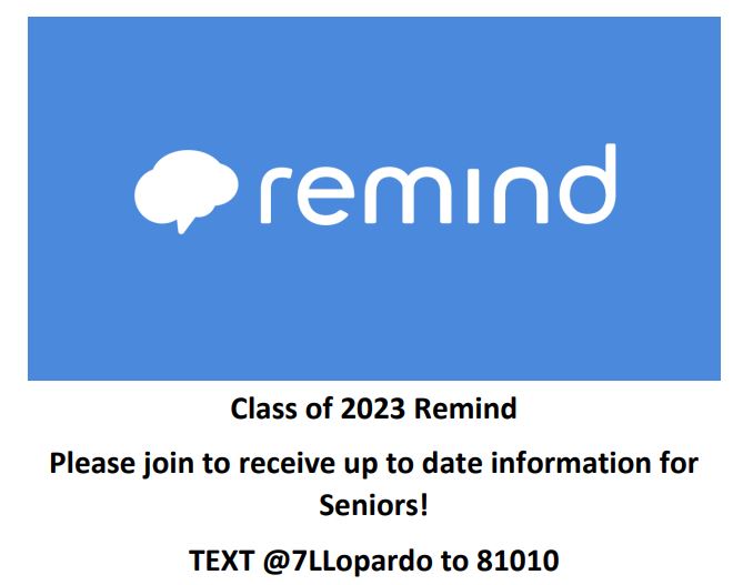 Class of 2023 Remind